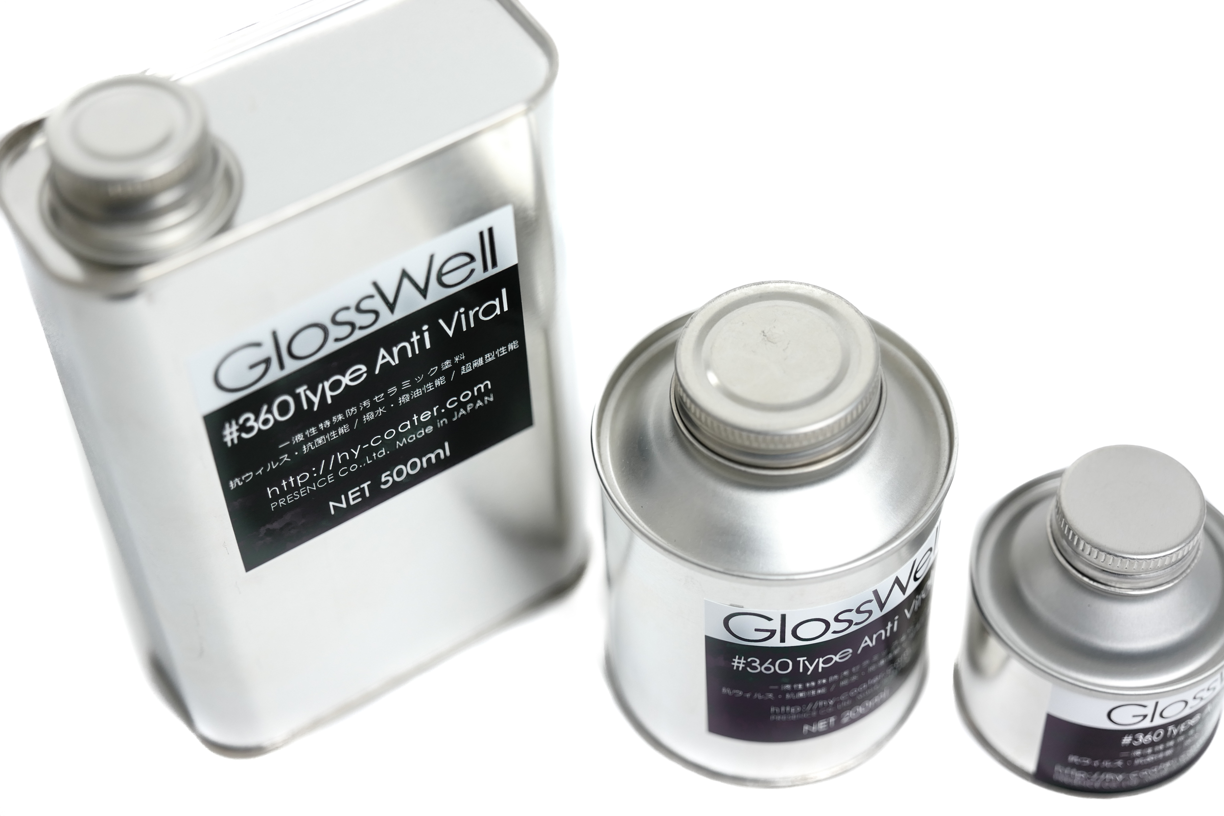 抗ウイルス抗細菌特殊塗料 : GlossWell #360 Type Anti-Viral